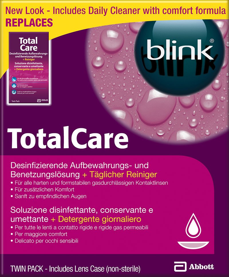 AMO blink TotalCare Twin Pack 2x120ml + 4x15ml Aufbewahrung von AMO |  eBay.de