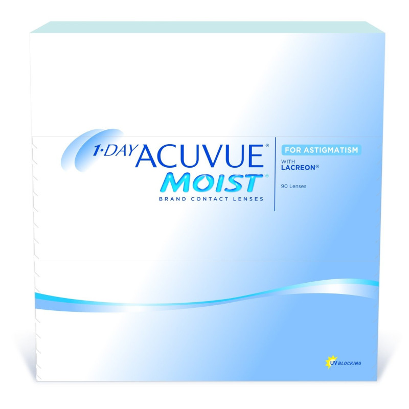 Johnson & Johnson 1-DAY ACUVUE MOIST® for Astigmatism, 90 Tageslinsen