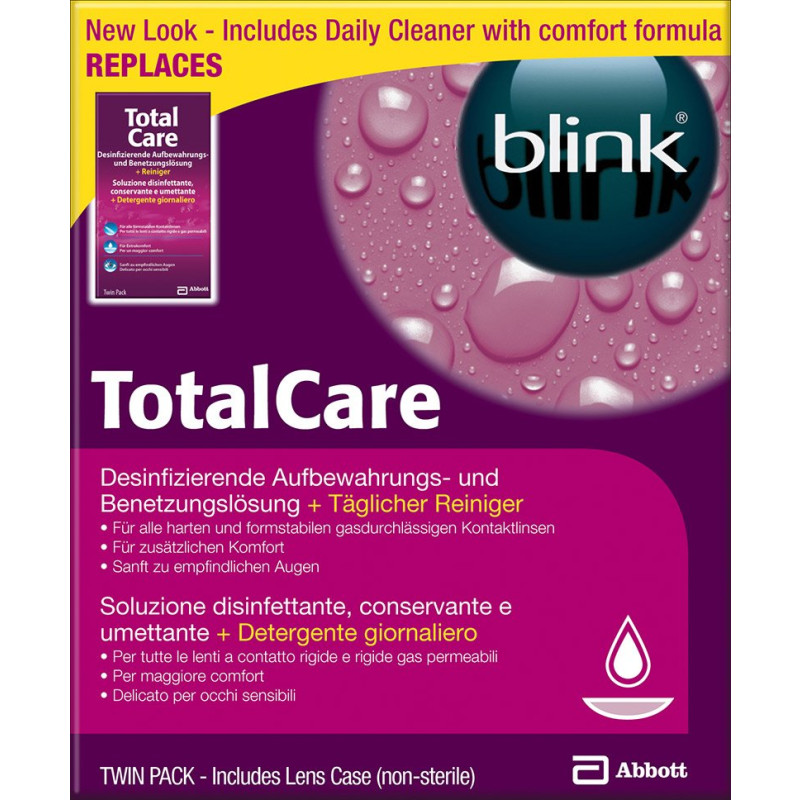 AMO blink TotalCare Twin Pack 2x120ml + 4x15ml