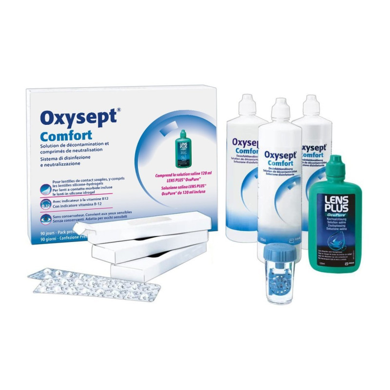 Oxysept Comfort 90 Tage 3-Monats-Pack